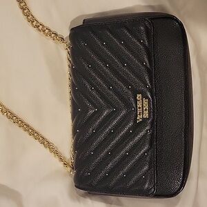 Victoria Secret black tufted,Shoulder purse